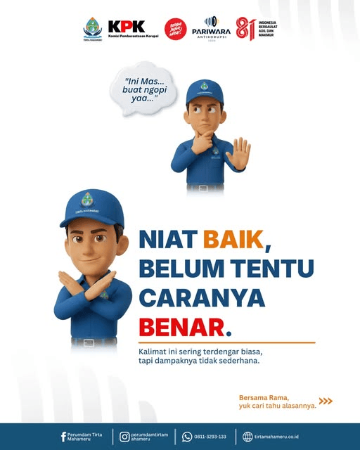 Foto Instagram Perumdam Tirta Mahameru
