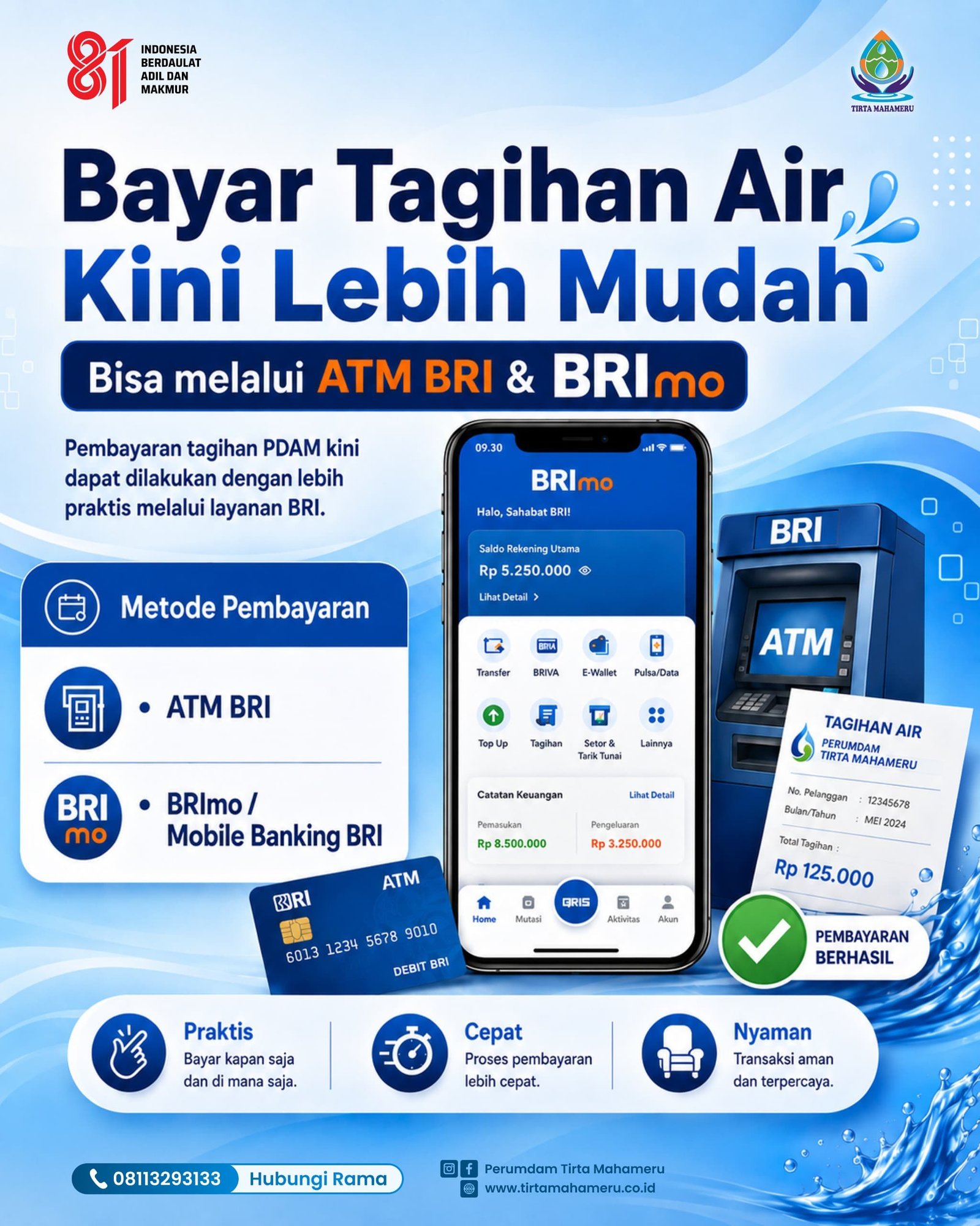 Foto Instagram Perumdam Tirta Mahameru